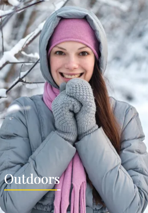 Dellee Ming's green parka: Where hue meets hardy