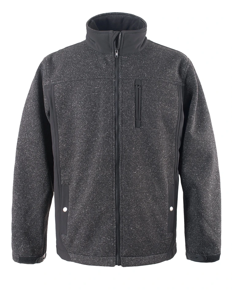 Melange Brushed Fleece Jacket: Where Elegance Meets Performance