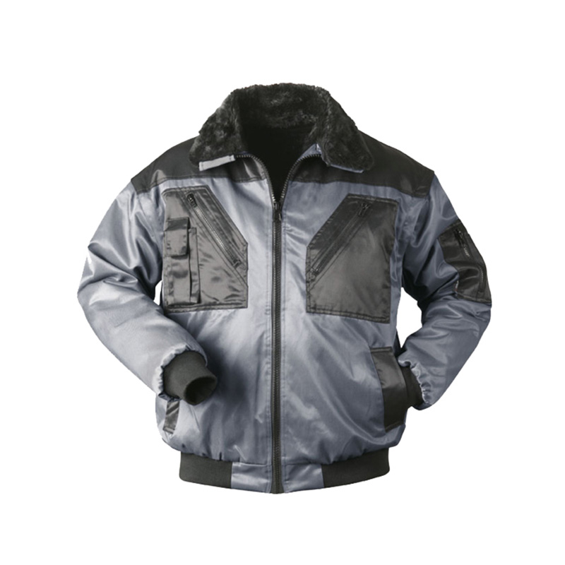 Fleece Collar Men’s Fashion Bomber Jacket